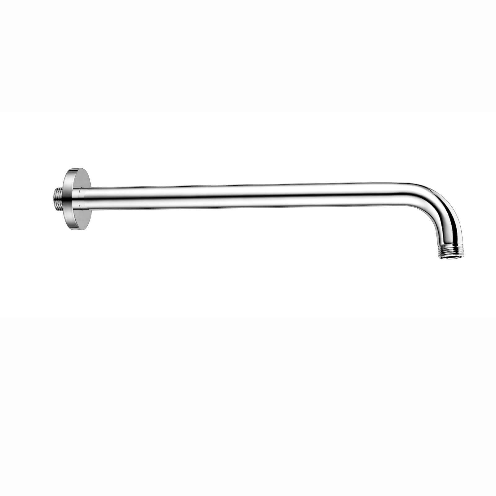 Buy Round wall mounted shower arm 320mm - chrome online UK